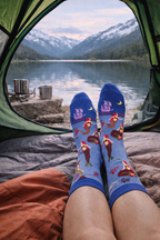 Meerjungfrauensocken im Mondlicht
