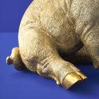 Lampe de table Cochon doré