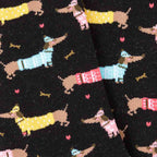 Chaussettes Teckels avec pull