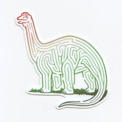 Sticker Dinosaure Labyrinthe