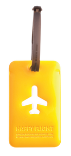 Etiquette de bagage rectangle