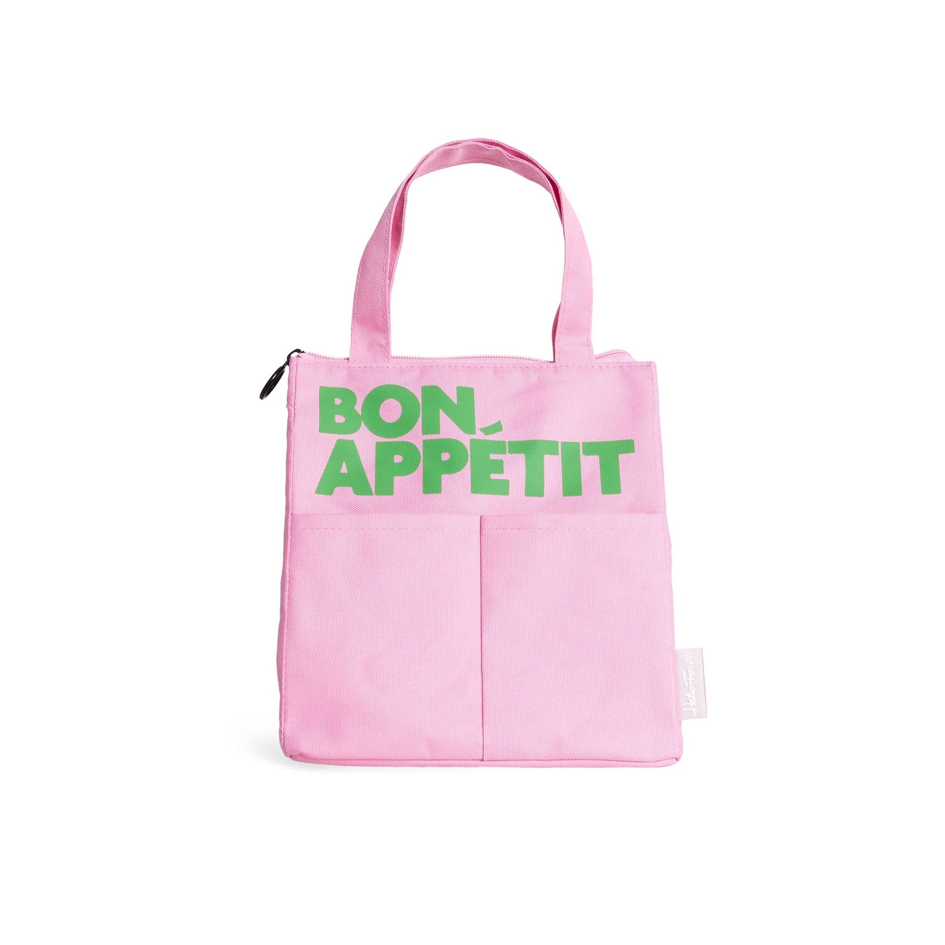 Sac Isotherme à Déjeuner Pink Bon Appétit Helio Ferretti Vue 2