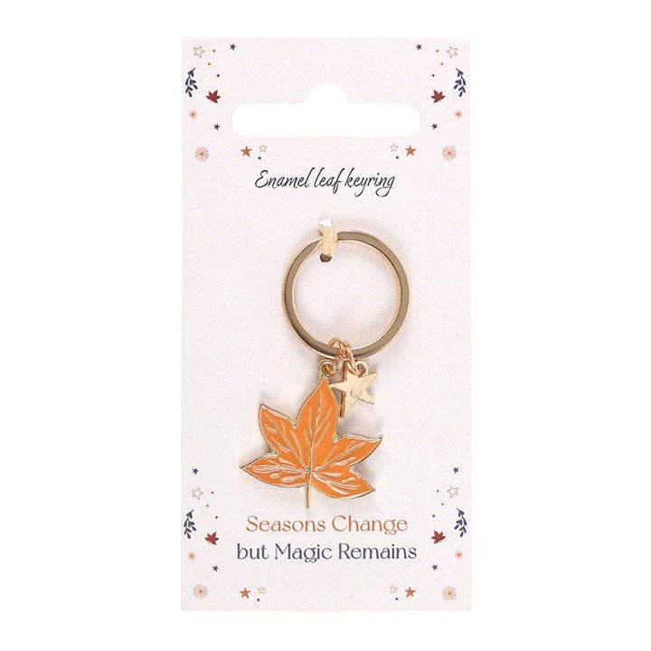 Porte-clés Feuille Magique d'Automne | Objetos de diseño y regalos originales