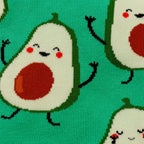 Fröhliche Avocado-Socken
