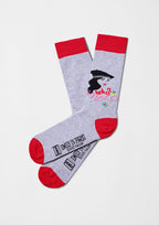 Chaussettes BeEmilyInParis Selfie Gris | Designproducten en originele cadeaus