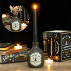 Vase et porte-bougie en forme de fiole de potion « Malice et Magie »