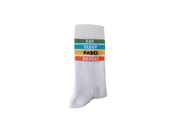 Eat Sleep Padel Repeat Socks