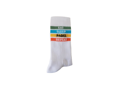 Eat Sleep Padel Repeat Socks