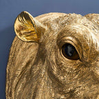 Patty Gold Nilpferd Wandleuchte