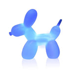 ballon chien bleu clair