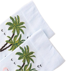 Oggetto regalo di design – chaussettes flamants roses palmiers