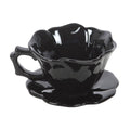 Tasse et soucoupe Rose Noire | Objetos de diseño y regalos originales