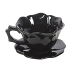 Tasse et soucoupe Rose Noire | Objetos de diseño y regalos originales