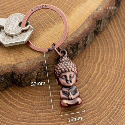 Porte-clés « Karma » Bouddha - Pendentif Bouddha - Mini-porte-bonheur Bouddha - Figurine cadeau Chakra Yoga