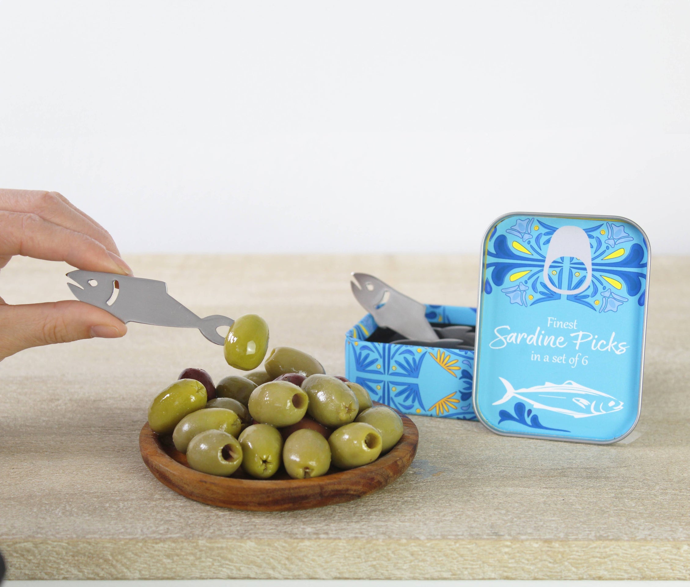 Pique-olives Sardines 6-Pack | Objetos de diseño y regalos originales