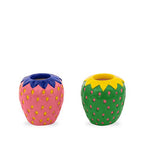 Set de bougeoirs Fraises