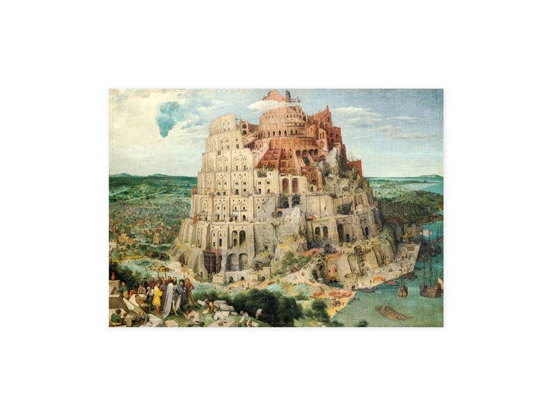 Geschirrtuch Bruegel Turm zu Babel