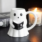 Mug d'Halloween Fantôme lecteur