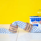 Ronds de serviette en bois Pied de Poule – détail produit