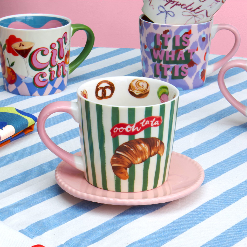 Mug Croissant « Oooh La La »