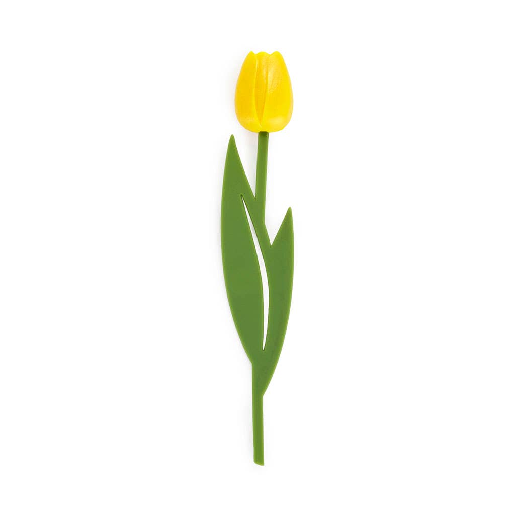 Marque-page Tulipe Jaune