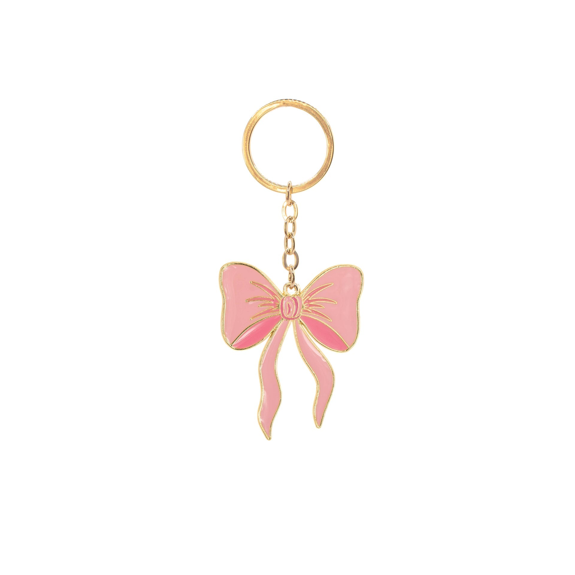 Schlüsselanhänger mit rosa Schleife