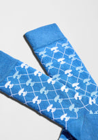 Motif BeSnoopy - Chaussettes coton biologique: Bleu / 41/46