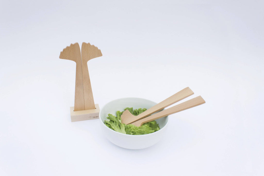 Salatbesteck - Ginkgo