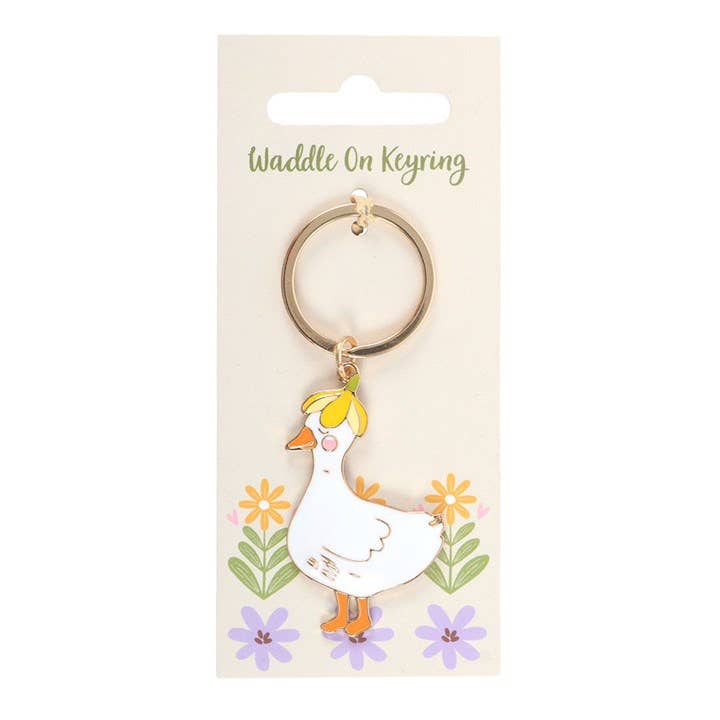 Porte-clés Canard “Waddle On” | Design e regali originali