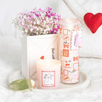 Bougie de la Saint-Valentin Passionberry Pêche Baiser de Chérubin