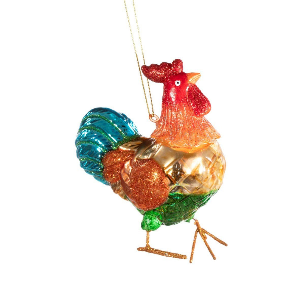 Hahn-Weihnachtskugel