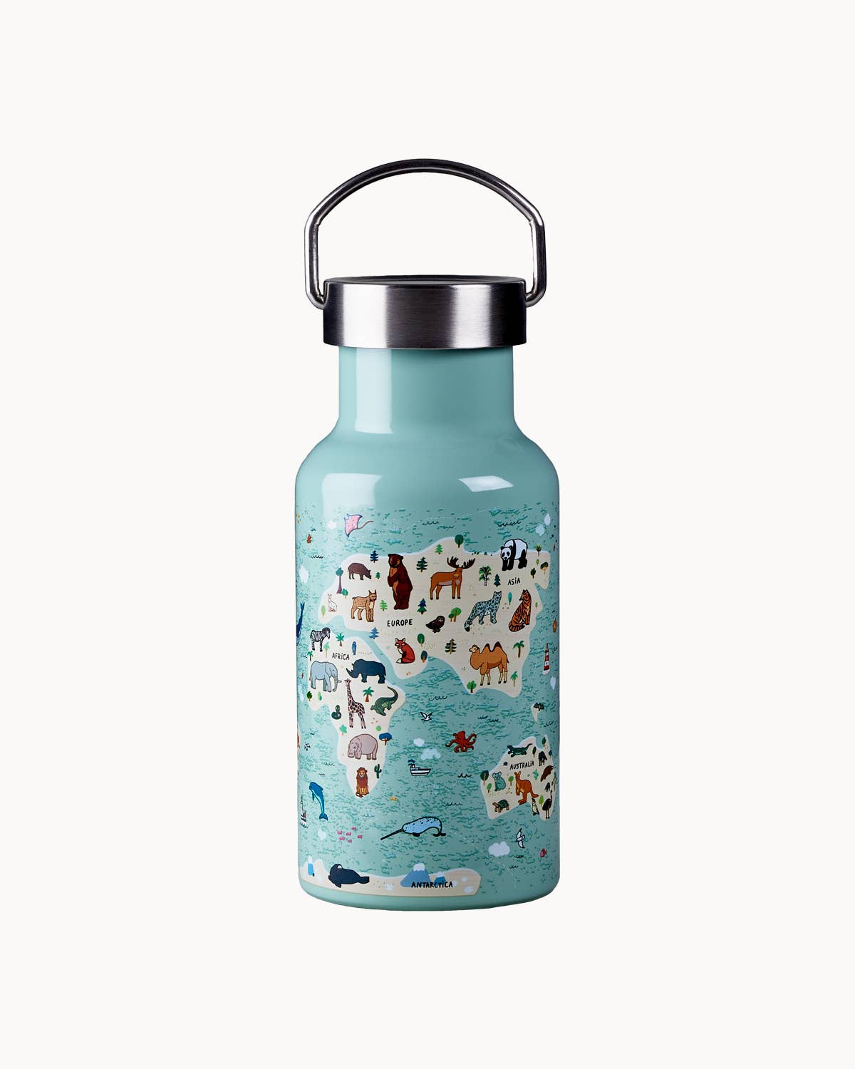 Bioloco Sky Kids Bottle - Animal Map