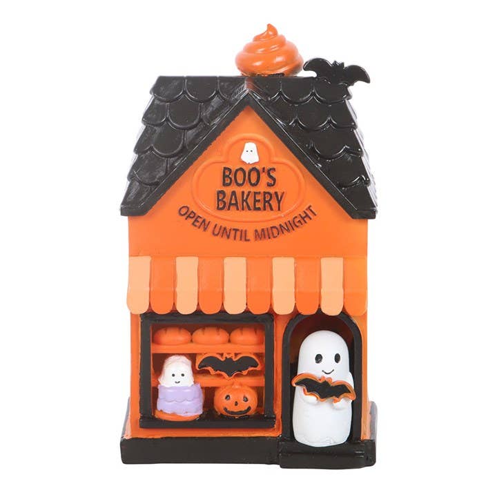 Décoration lumineuse LED d'Halloween « Boo's Bakery »