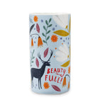 Vase en céramique à motif floral scandinave avec animaux