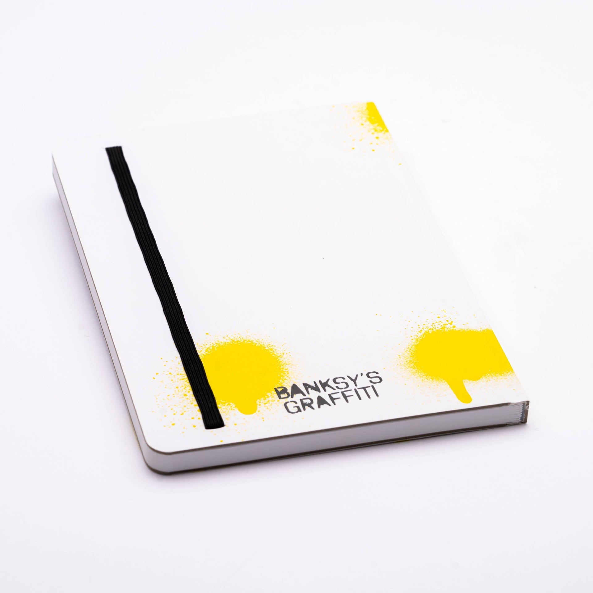 A5-Notizbuch aus Steinpapier mit Banksy-Graffiti – Fliegendes Mädchen