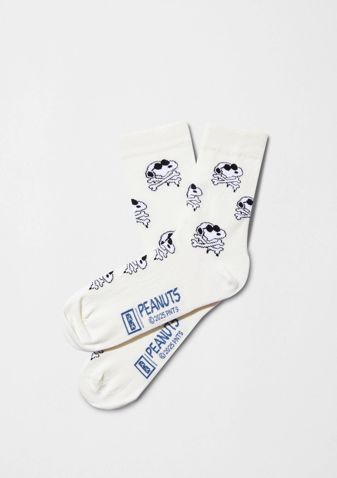 Chaussettes BeSnoopy Skull OffWhite | Design e regali originali
