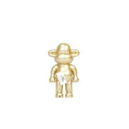 Ornament – ​​Affenfigur „Die Legende“ – Kunstharz – Gold – 20,5 x 13,5 x 35 cm