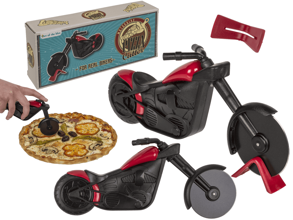 Coupe-pizza – moto