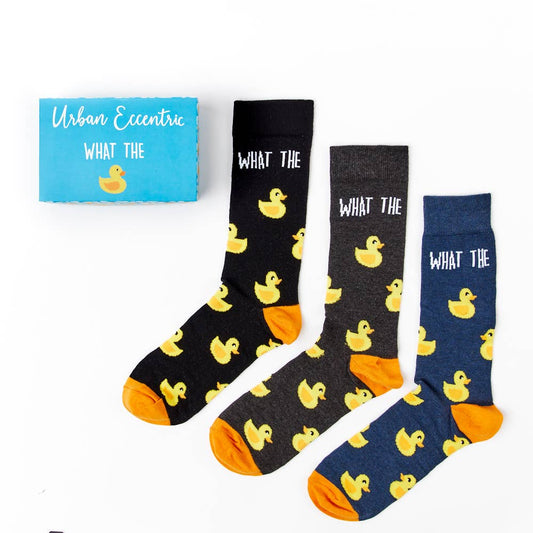 "What The Duck" Duck Socks Box