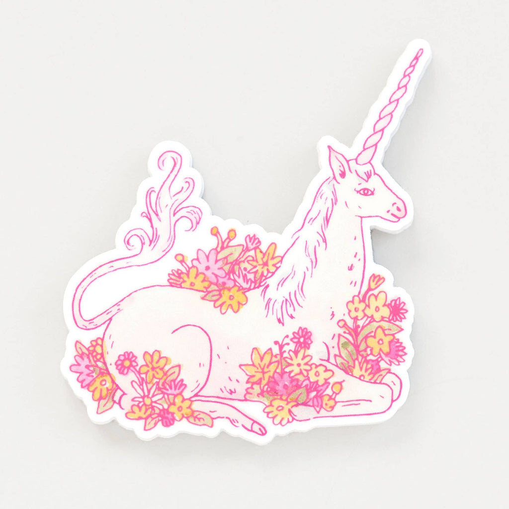 Sticker Licorne en Fleur | Oggetti di design e regali originali