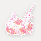 Sticker Licorne en Fleur | Oggetti di design e regali originali
