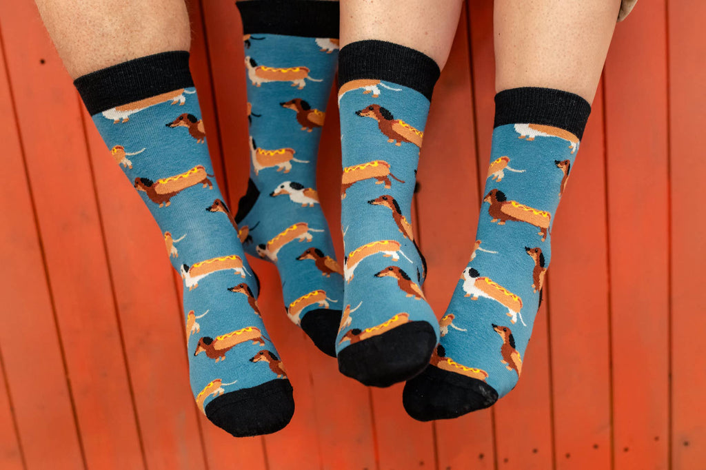 Chaussettes Teckels Hot-dogs