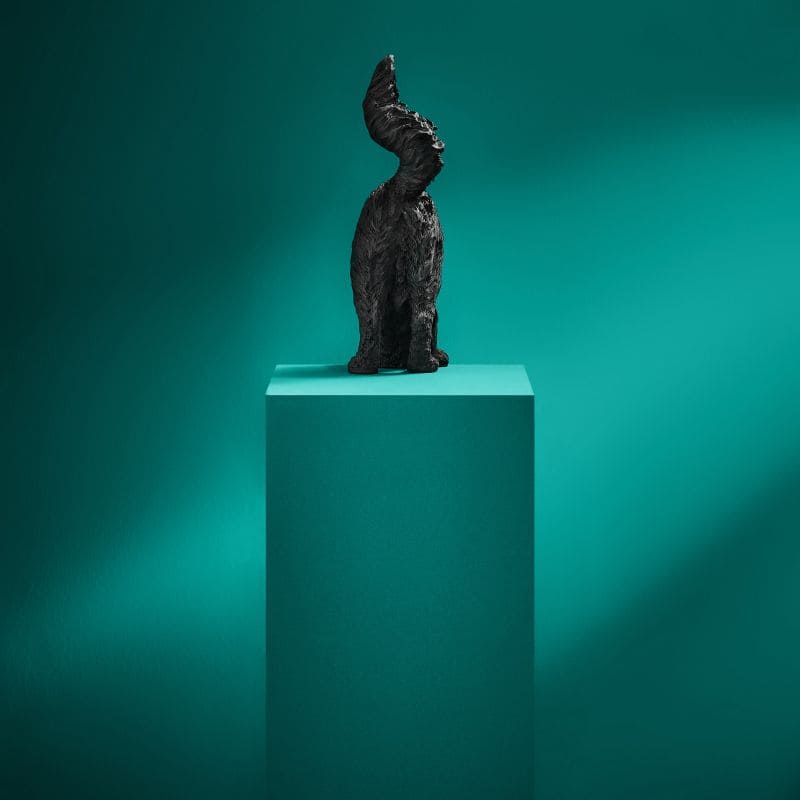 Lampe de table Chat Chichi, Noir