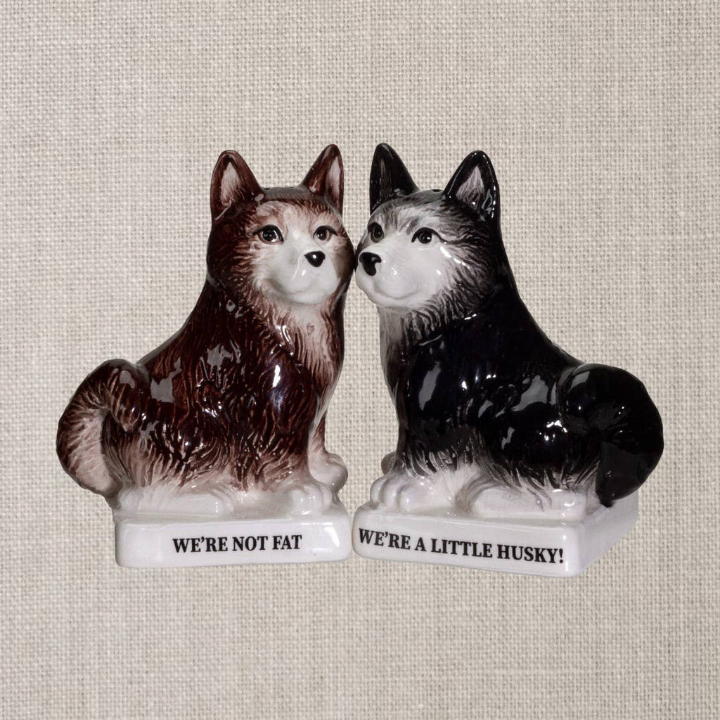 Salt and Pepper Huskies