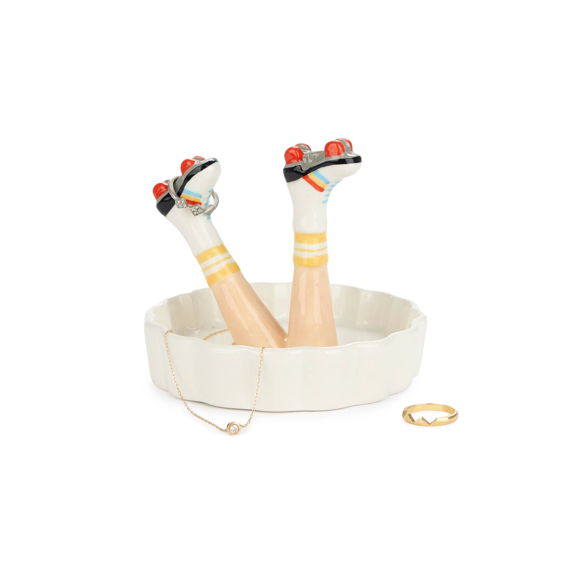 Porte-bagues Happy Legs Retro