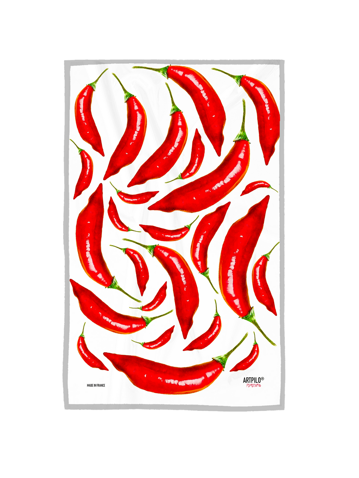 Torchon de cuisine Artpilo, modèle Pimientos