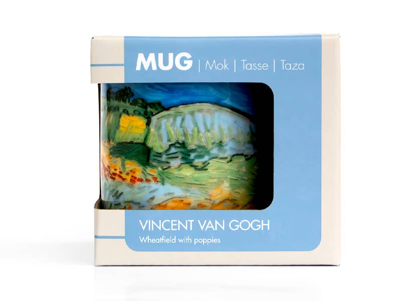 Mug Van Gogh - Champ de blé sous des nuages d'orage