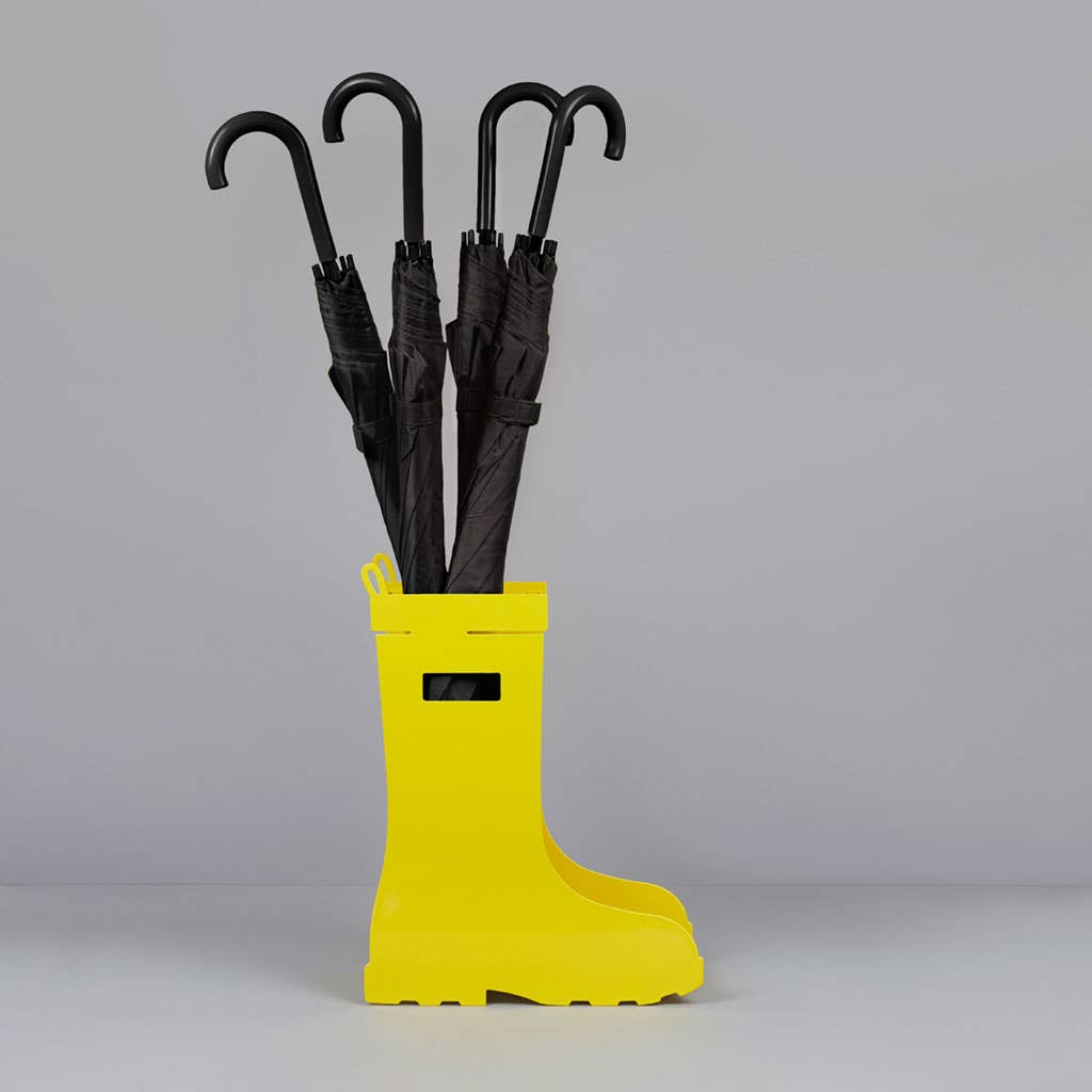 Regenschirmständer Gelbe Gummistiefel