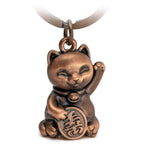 porte cles chat chanceux maneki neko fabach FABACH_ManekiNeko_bronze 