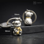 porte cles chien puppy fabach 